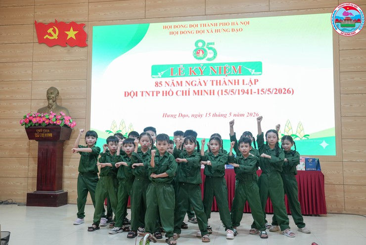 XÃ HƯNG ĐẠO TỔ CHỨC LỄ KỶ NIỆM 85 NĂM NGÀY THÀNH LẬP ĐỘI TNTP HỒ CHÍ MINH (15/5/1941 – 15/5/2026)- Ảnh 3.