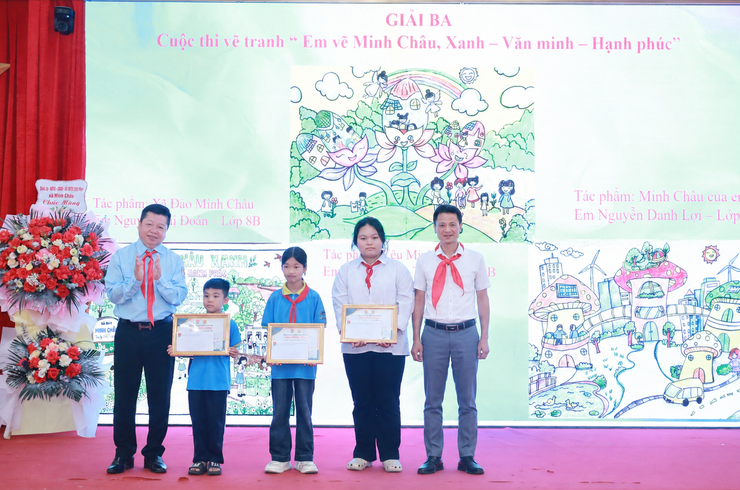 Hội đồng Đội xã Minh Châu: Sáng mãi truyền thống 85 năm vẻ vang của Đội Thiếu niên tiền phong Hồ Chí Minh- Ảnh 12.