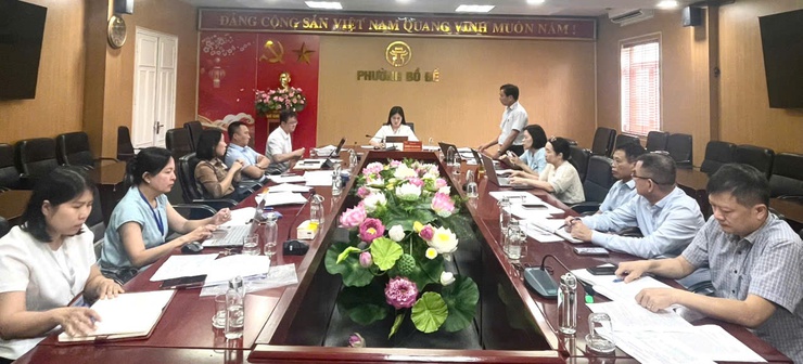 Phó bí thư thường trực Đảng ủy phường làm việc với tổ thẩm định mô hình “dân vận khéo” năm 2026- Ảnh 1.
