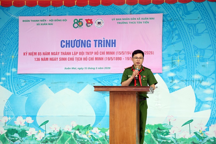 Xuân Mai tổ chức chương trình kỷ niệm 85 năm Ngày thành lập Đội TNTP Hồ Chí Minh- Ảnh 9.