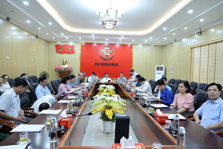 Xuân Mai: Khảo sát thực hiện mô hình "Tuyến phố văn minh" tại khu vực thôn Tân Bình- Ảnh 5.