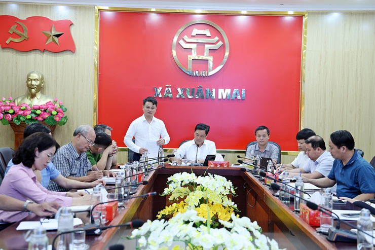 Xuân Mai: Khảo sát thực hiện mô hình "Tuyến phố văn minh" tại khu vực thôn Tân Bình- Ảnh 14.