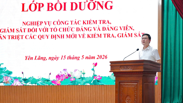 Xã Yên Lãng bồi dưỡng nghiệp vụ, quán triệt nghị quyết về kiểm tra, giám sát cho cán bộ, đảng viên- Ảnh 3.