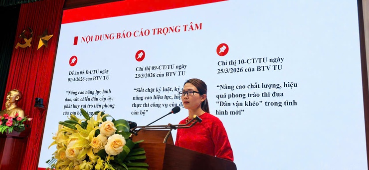 Đảng ủy xã Quốc Oai quán triệt nhiều nhiệm vụ trọng tâm, tạo khí thế mới trong công tác xây dựng Đảng- Ảnh 5.
