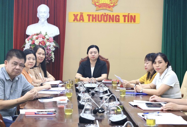 Xã Thường Tín tổ chức hội nghị tiếp xúc cử tri với Đoàn đại biểu Quốc hội thành phố Hà Nội sau Kỳ họp thứ Nhất, Quốc hội khóa XVI.- Ảnh 2.
