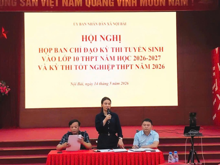 XÃ NỘI BÀI HỌP BAN CHỈ ĐẠO KỲ THI TUYỂN SINH VÀO LỚP 10 THPT NĂM HỌC 2026 - 2027- Ảnh 1.