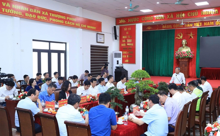 Chủ tịch thành phố Hà Nội Vũ Đại Thắng kiểm tra tiến độ Dự án Khu đô thị thể thao Olympic- Ảnh 2.