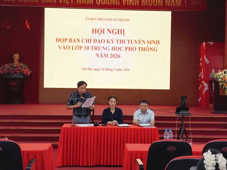 XÃ NỘI BÀI HỌP BAN CHỈ ĐẠO KỲ THI TUYỂN SINH VÀO LỚP 10 THPT NĂM HỌC 2026 - 2027- Ảnh 4.