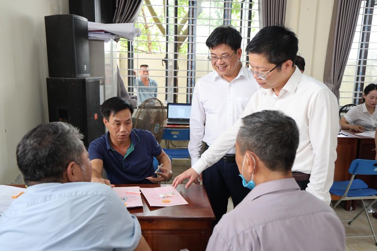 Tam Hưng tổ chức chi trả bồi thường, hỗ trợ giải phóng mặt bằng Dự án Khu đô thị thể thao Quốc tế Hà Nội tại Đội 1 thôn Rùa Hạ- Ảnh 5.