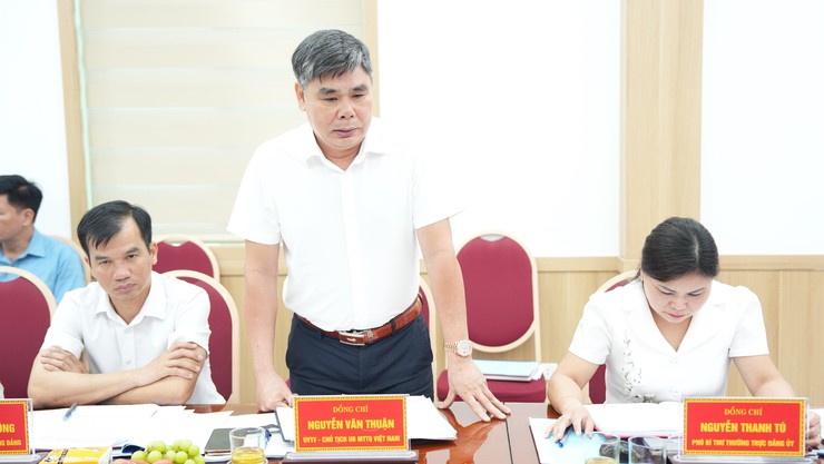 Đoàn giám sát số 7 của Ban Thường vụ Thành uỷ Hà Nội giám sát tại xã Dương Hoà về thực hiện các nhiệm vụ trọng tâm sau sáp nhập - Ảnh 7.