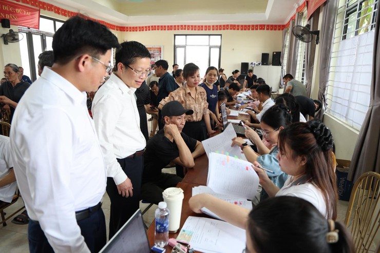 Tam Hưng tổ chức chi trả bồi thường, hỗ trợ giải phóng mặt bằng Dự án Khu đô thị thể thao Quốc tế Hà Nội tại Đội 1 thôn Rùa Hạ- Ảnh 4.