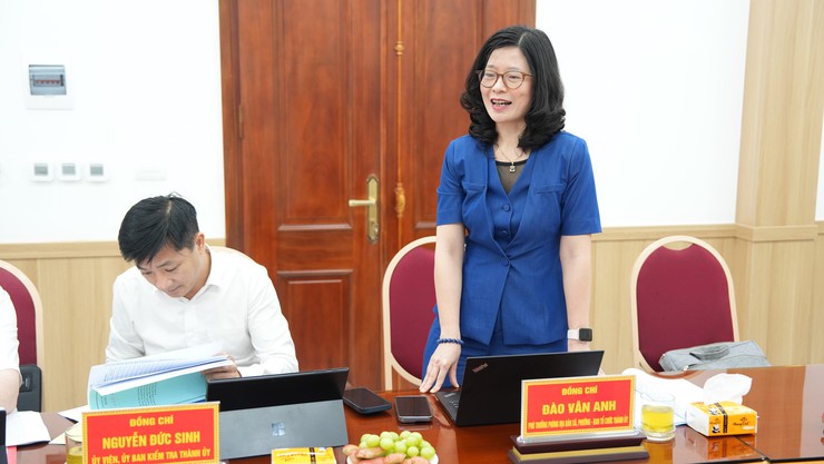 Đoàn giám sát số 7 của Ban Thường vụ Thành uỷ Hà Nội giám sát tại xã Dương Hoà về thực hiện các nhiệm vụ trọng tâm sau sáp nhập - Ảnh 9.