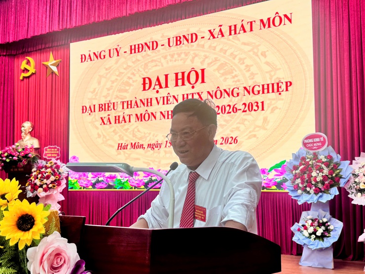 HTX Nông nghiệp Hát Môn tổ chức thành công Đại hội đại biểu thành viên Hợp tác xã nông nghiệp nhiệm kỳ 2026 -2031- Ảnh 2. HTX Nông nghiệp Hát Môn tổ chức thành công Đại hội đại biểu thành viên Hợp tác xã nông nghiệp nhiệm kỳ 2026 -2031- Ảnh 2.