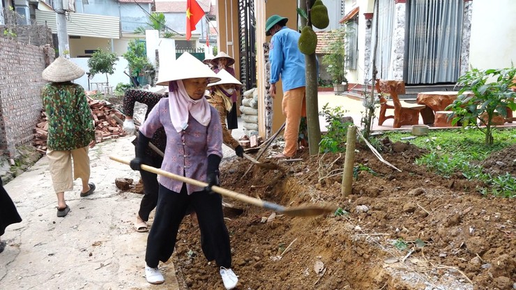 Nhân dân xóm Buối, thôn Vật Lại 3 hiến đất mở rộng đường giao thông- Ảnh 5.