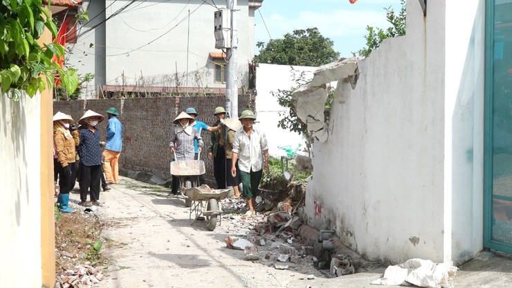 Nhân dân xóm Buối, thôn Vật Lại 3 hiến đất mở rộng đường giao thông- Ảnh 4.