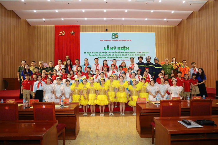 Đoàn Thanh niên – Hội đồng Đội phường Yên Sở long trọng tổ chức Lễ kỷ niệm 85 năm Ngày thành lập Đội TNTP Hồ Chí Minh (15/5/1941 – 15/5/2026)- Ảnh 5.