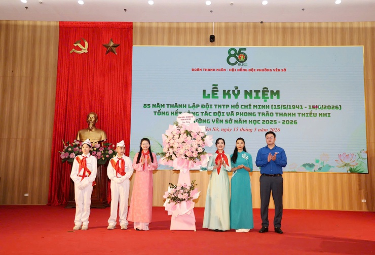 Đoàn Thanh niên – Hội đồng Đội phường Yên Sở long trọng tổ chức Lễ kỷ niệm 85 năm Ngày thành lập Đội TNTP Hồ Chí Minh (15/5/1941 – 15/5/2026)- Ảnh 2.