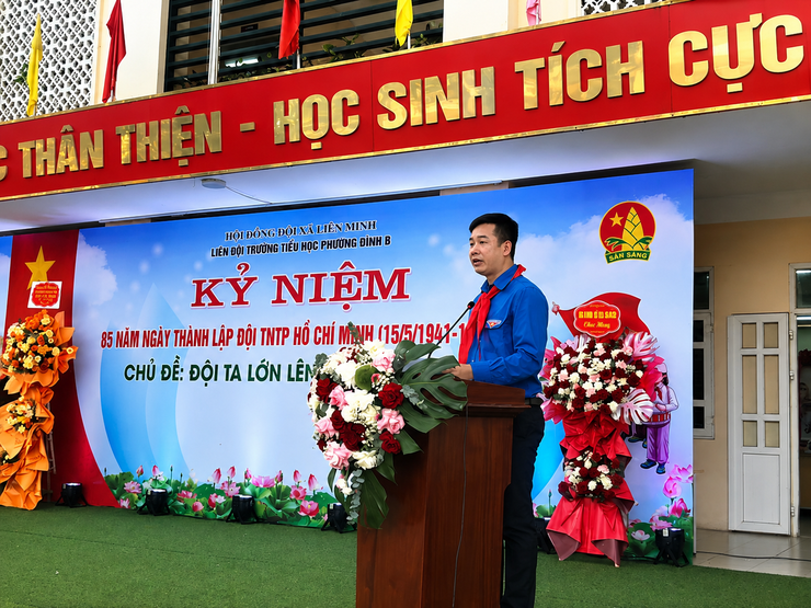 Hội đồng Đội xã phối hợp với Liên đội trường Tiểu học Phương Đình B tổ chức Kỷ niệm 85 năm Ngày thành lập Đội Thiếu niên tiền phong Hồ Chí Minh (15/5/1941- 15/5/2026)- Ảnh 3.