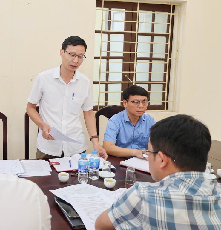 Hội nghị khảo sát công tác quản lý các di tích lịch sử - văn hóa trên địa bàn xã- Ảnh 3.