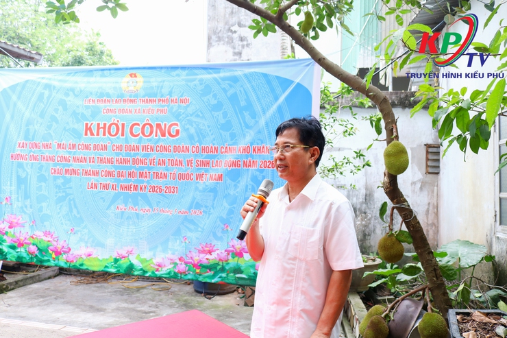 Công đoàn xã Kiều Phú khởi công xây dựng “Mái ấm Công đoàn” cho đoàn viên có hoàn cảnh khó khăn- Ảnh 6.