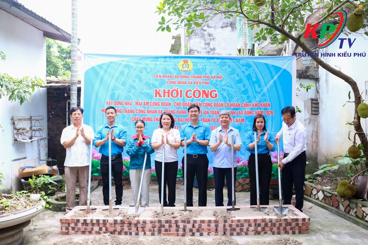 Công đoàn xã Kiều Phú khởi công xây dựng “Mái ấm Công đoàn” cho đoàn viên có hoàn cảnh khó khăn- Ảnh 8.