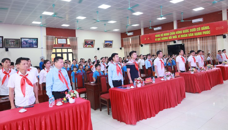 Hội đồng Đội xã Minh Châu: Sáng mãi truyền thống 85 năm vẻ vang của Đội Thiếu niên tiền phong Hồ Chí Minh- Ảnh 5.