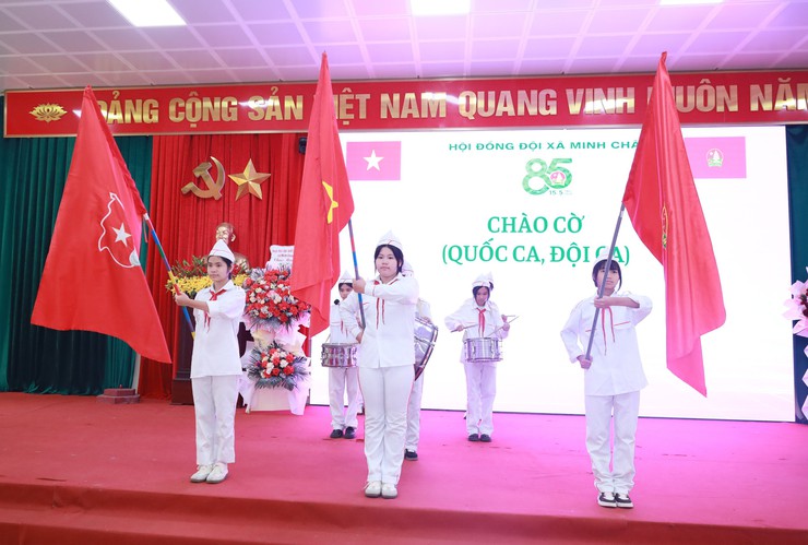 Hội đồng Đội xã Minh Châu: Sáng mãi truyền thống 85 năm vẻ vang của Đội Thiếu niên tiền phong Hồ Chí Minh- Ảnh 1.