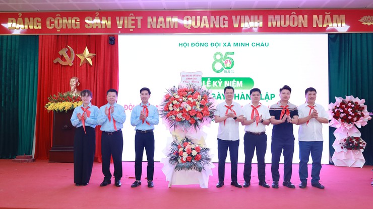Hội đồng Đội xã Minh Châu: Sáng mãi truyền thống 85 năm vẻ vang của Đội Thiếu niên tiền phong Hồ Chí Minh- Ảnh 9.