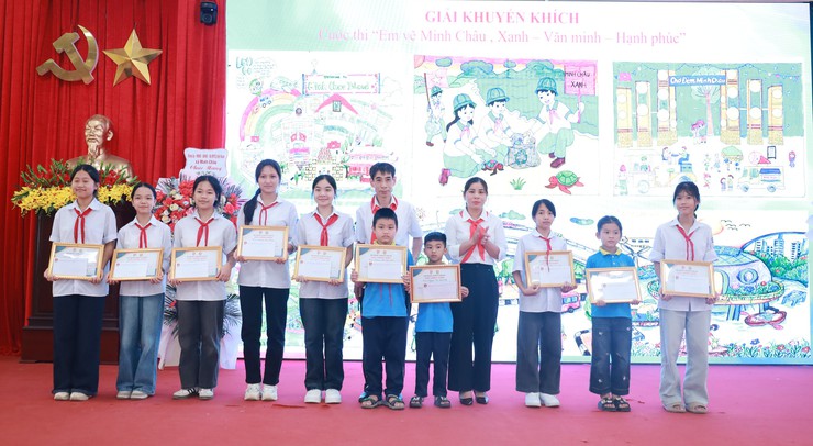 Hội đồng Đội xã Minh Châu: Sáng mãi truyền thống 85 năm vẻ vang của Đội Thiếu niên tiền phong Hồ Chí Minh- Ảnh 13.