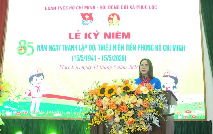 Phúc Lộc long trọng tổ chức Lễ kỷ niệm 85 năm Ngày thành lập Đội Thiếu niên Tiền phong Hồ Chí Minh- Ảnh 6.