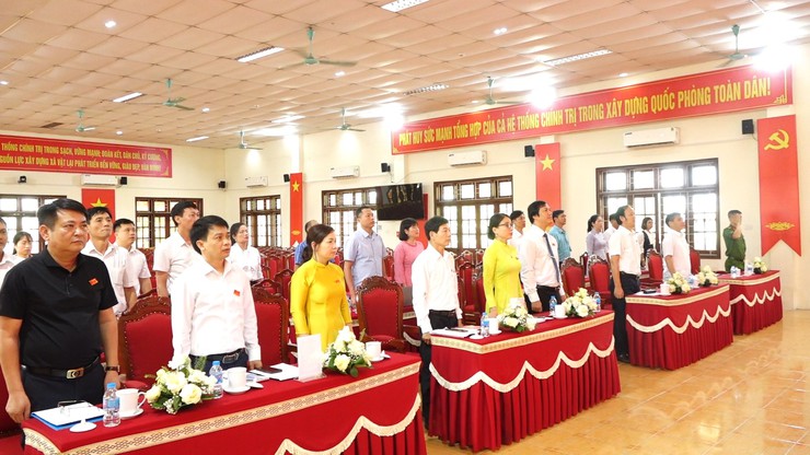 Kỳ họp thứ Hai HĐND xã Vật Lại Khóa XX, nhiệm kỳ 20261- 2031- Ảnh 1.