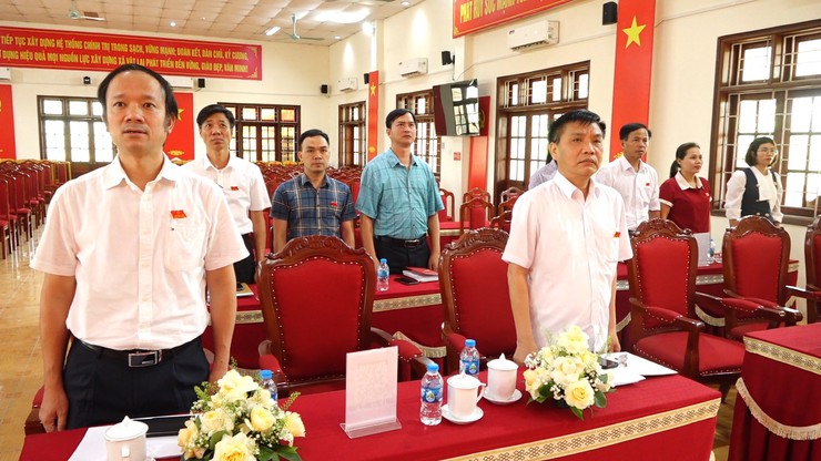 Kỳ họp thứ Hai HĐND xã Vật Lại Khóa XX, nhiệm kỳ 20261- 2031- Ảnh 4.