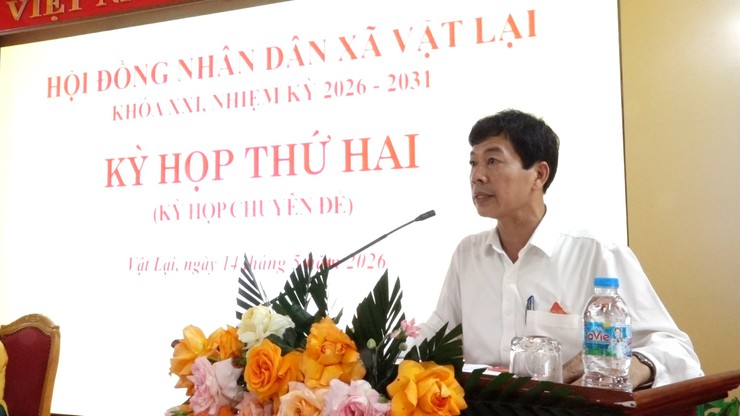 Kỳ họp thứ Hai HĐND xã Vật Lại Khóa XX, nhiệm kỳ 20261- 2031- Ảnh 7.