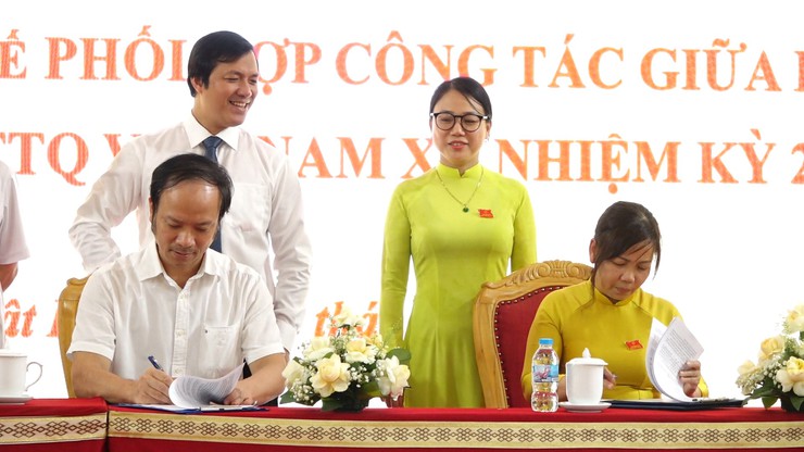 Hội nghị ký kết Quy chế phối hợp công tác giữa HĐND – UBND – UB MTTQ Việt Nam xã Vật Lại, nhiệm kỳ 2026 – 2031- Ảnh 2.
