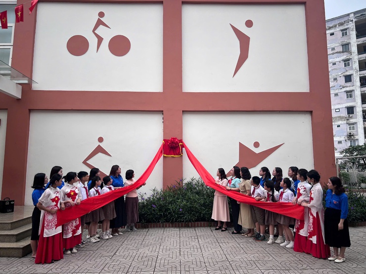CHI ĐOÀN - LIÊN ĐỘI TRƯỜNG TIỂU HỌC THỊNH LIỆT KHÁNH THÀNH CÔNG TRÌNH MĂNG NON: "SÂN CHƠI TRẢI NGHIỆM SÁNG TẠO"- Ảnh 3.
