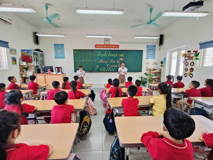 Tự hào trang sử Điện Biên, thiếu nhi Long Biên thi đua làm theo 5 điều Bác Hồ dạy- Ảnh 1.