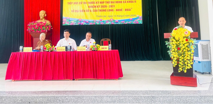 Hội nghị tiếp xúc cử tri trước kỳ họp thứ Hai HĐND xã khóa II, nhiệm kỳ 2026 – 2031- Ảnh 14.