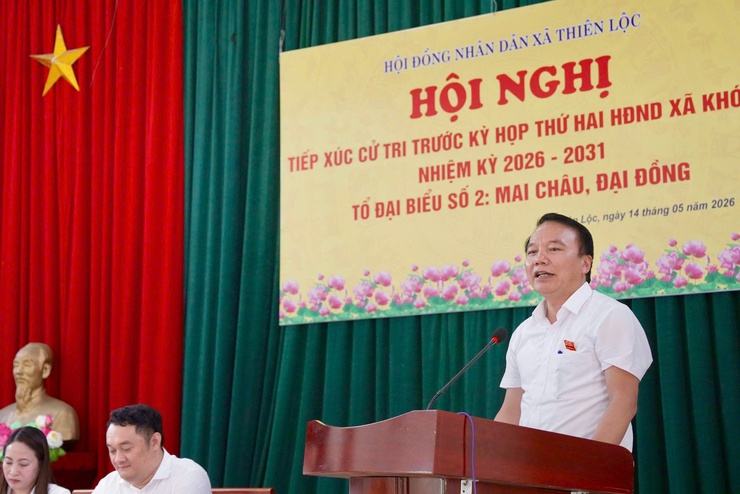 Hội nghị tiếp xúc cử tri trước kỳ họp thứ Hai HĐND xã khóa II, nhiệm kỳ 2026 – 2031- Ảnh 13.
