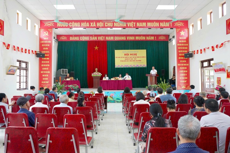 Hội nghị tiếp xúc cử tri trước kỳ họp thứ Hai HĐND xã khóa II, nhiệm kỳ 2026 – 2031- Ảnh 12.