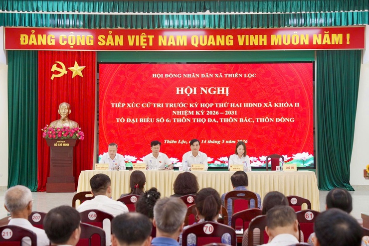Hội nghị tiếp xúc cử tri trước kỳ họp thứ Hai HĐND xã khóa II, nhiệm kỳ 2026 – 2031- Ảnh 4.