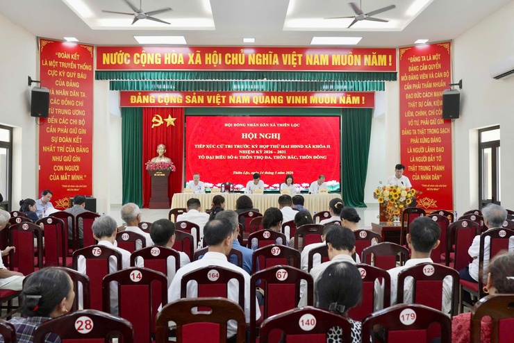 Hội nghị tiếp xúc cử tri trước kỳ họp thứ Hai HĐND xã khóa II, nhiệm kỳ 2026 – 2031- Ảnh 11.