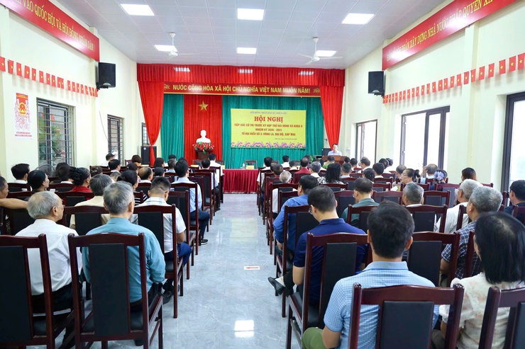 Hội nghị tiếp xúc cử tri trước kỳ họp thứ Hai HĐND xã khóa II, nhiệm kỳ 2026 – 2031- Ảnh 1.