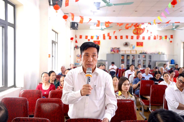 Hội nghị tiếp xúc cử tri trước kỳ họp thứ Hai HĐND xã khóa II, nhiệm kỳ 2026 – 2031- Ảnh 20.