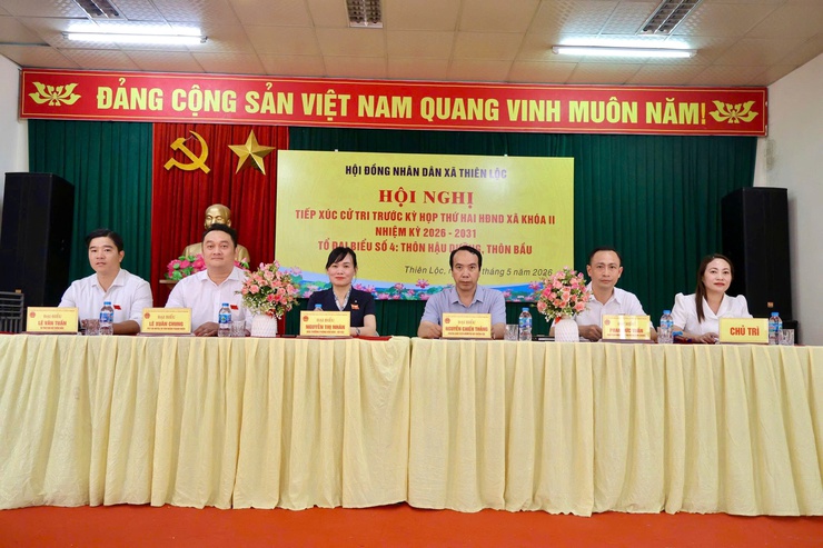 Hội nghị tiếp xúc cử tri trước kỳ họp thứ Hai HĐND xã khóa II, nhiệm kỳ 2026 – 2031- Ảnh 6.