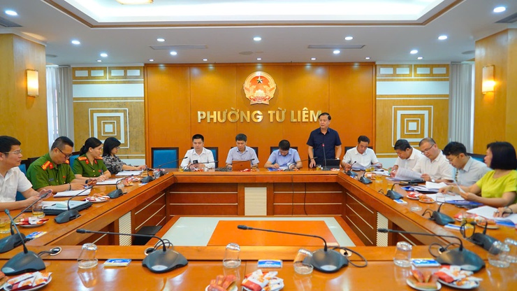 Đoàn kiểm tra liên ngành công tác an toàn thực phẩm số 1 của Thành phố làm việc với các phường Từ Liêm, Xuân Phương, Đại Mỗ và Tây Mỗ

- Ảnh 1.