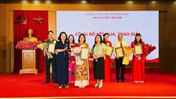 Sôi nổi Hội thi Báo cáo viên, tuyên truyền viên giỏi phường Xuân Phương năm 2026- Ảnh 13.