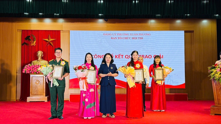Sôi nổi Hội thi Báo cáo viên, tuyên truyền viên giỏi phường Xuân Phương năm 2026- Ảnh 15.
