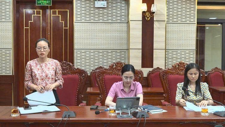 Hội nghị thảo luận, thống nhất kết quả Cuộc thi chính luận về bảo vệ nền tảng tư tưởng của Đảng lần thứ Sáu và Hội thi Báo cáo viên, tuyên truyền viên giỏi năm 2026 xã Phúc Thọ- Ảnh 3.