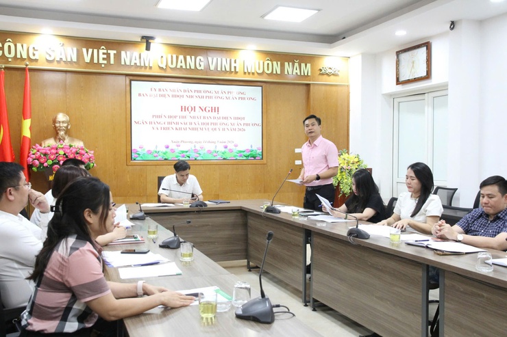Phường Xuân Phương tổ chức phiên họp thứ nhất Ban đại diện HĐQT Ngân hàng Chính sách xã hội phường, triển khai nhiệm vụ quý II/2026- Ảnh 3.