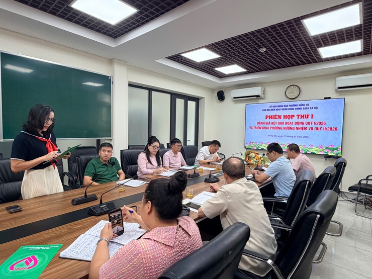 Phường Hồng Hà tổ chức hội nghị công bố quyết định thành lập, phân công nhiệm vụ cho thành viên ban đại diện và đánh giá kết quả hoạt động quý I, triển khai nhiệm vụ quý II 2026- Ảnh 7.